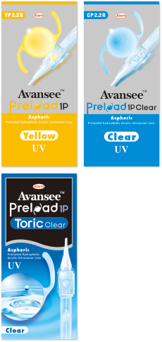 Preloaded Intraocular lens Avansee™ Preset